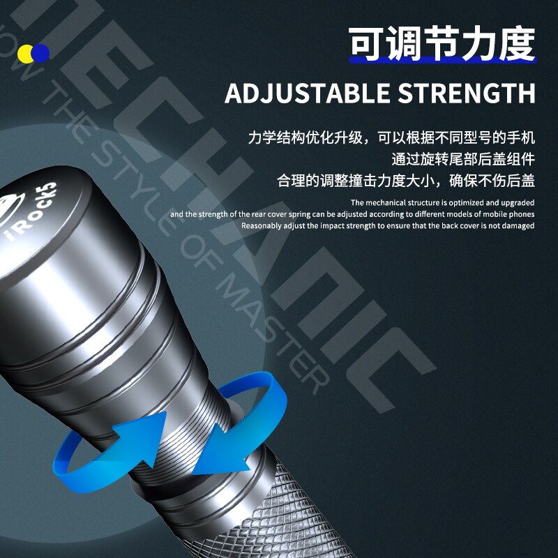 Mechanic Blasting Pen For Demolition Mobile Phone Repair Glass Back Cover Back Shell Diamond Pen Breaking Breaking Tool