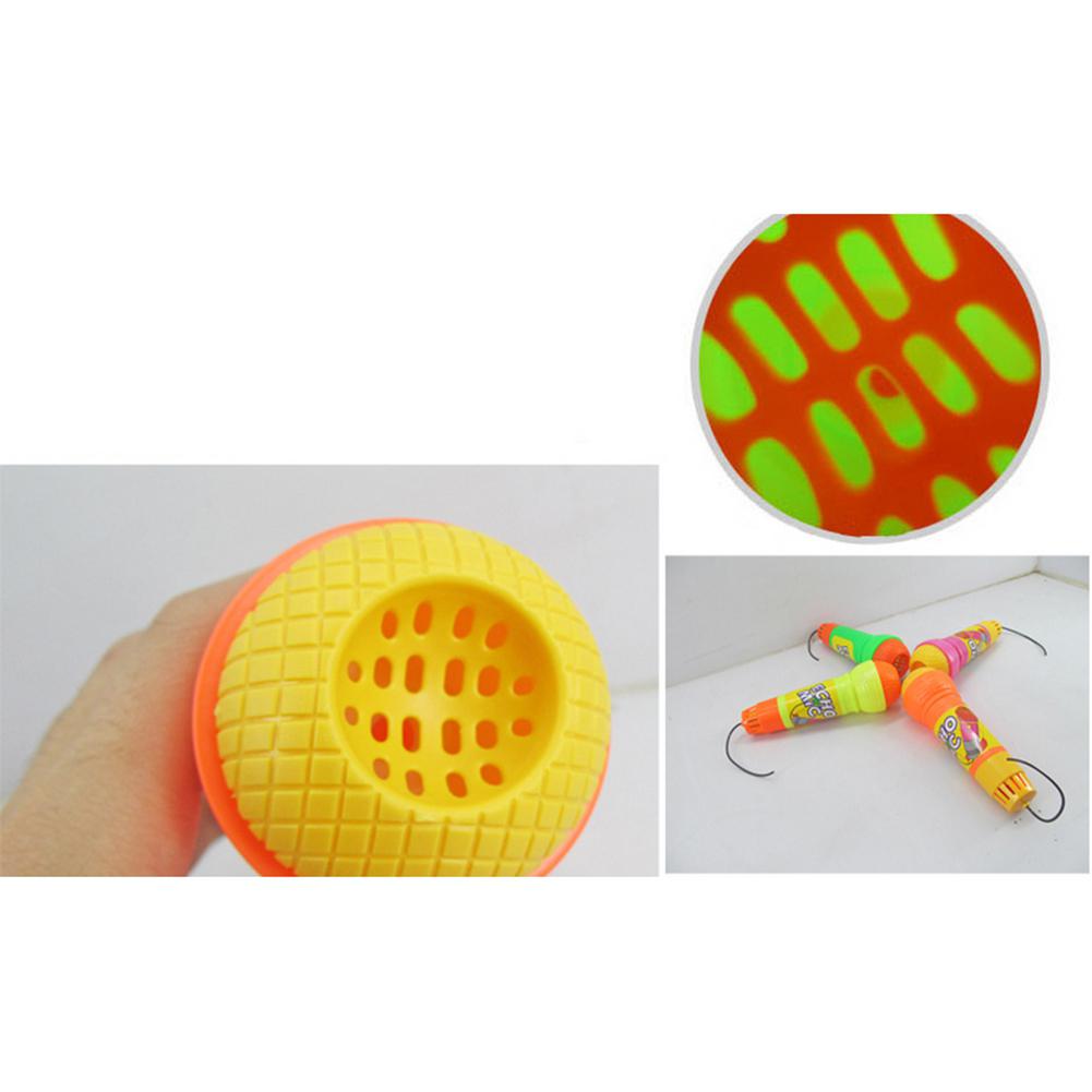 1Pcs Willekeurige Kleur Plastic Magic Mic Echo Microfoon Pretend Play Speelgoed Cadeau Voor Kinderen