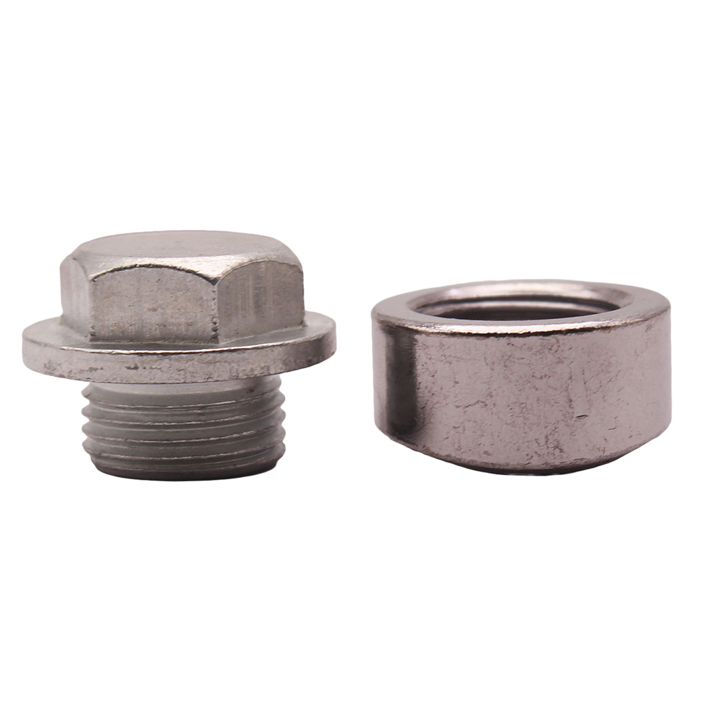 O2 Oxygen Sensor Stainless Steel Welding On Cap And Nut And Cap 18 X 1.5