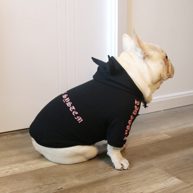 Halloween hundkläder rolig söt fleece enhörning huvtröjor kappa för liten hund fransk bulldog valp kostymer outfit husdjursprodukt
