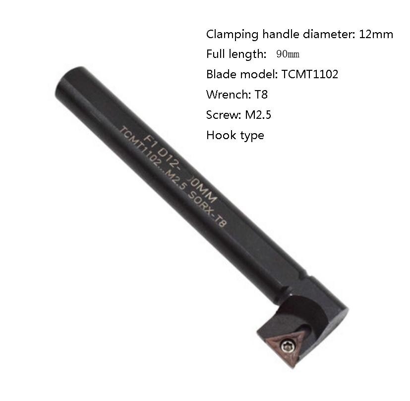 1pc nowa frezarka dostrajanie wytaczarka CNC maszyna klip Toolholder F1-12/18 wytaczak Toolholder ostrze wytaczadło: BŁĘKITNA