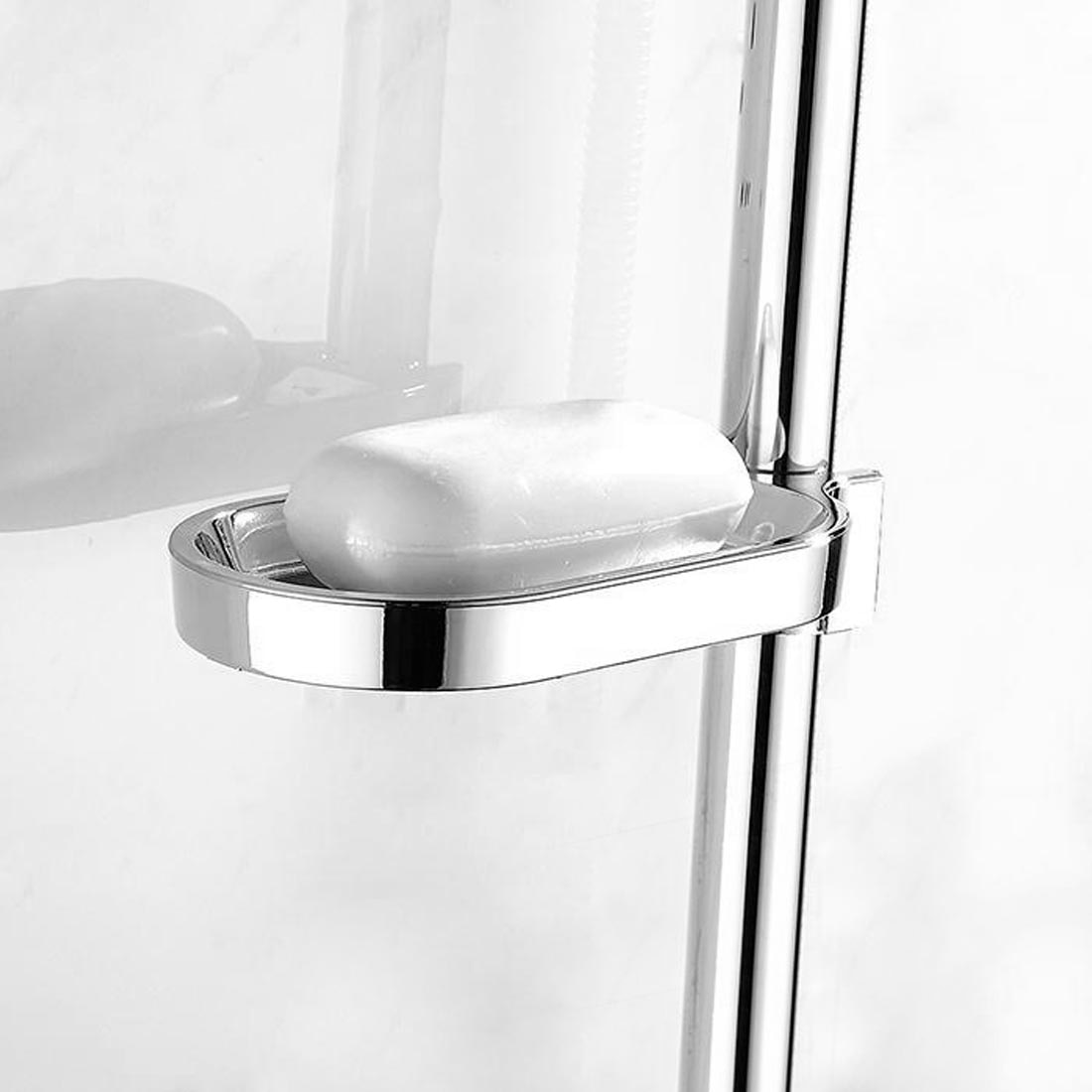 Badkamer Abs Zeepbakje Houder Verstelbare Douche Staaf Dia Badkamer Verstelbare Douche Staaf Schuiven Bar Zeepbakje