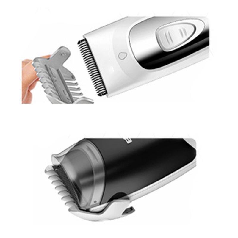 Bebê elétrico clippers de cabelo à prova dwaterproof água aparadores baixo ruído cortador aliciamento kit
