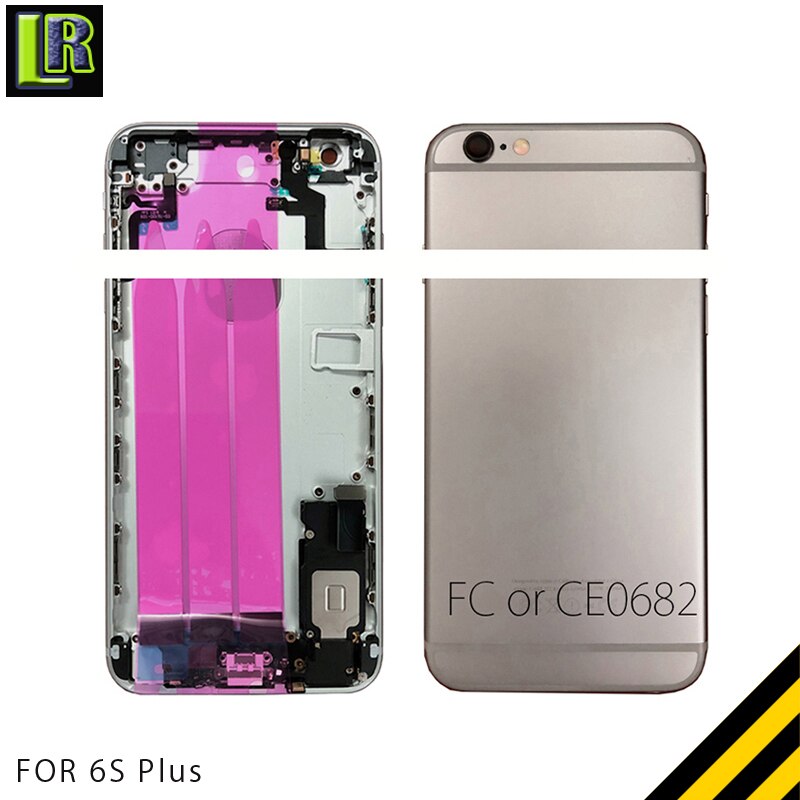 6 S 6sP Volledige Terug Behuizing Voor Iphone 6 S Plus 6 Splus Back Battery Cover Deur Midden Chassis Frame behuizing Met Flex Kabel Assemblage