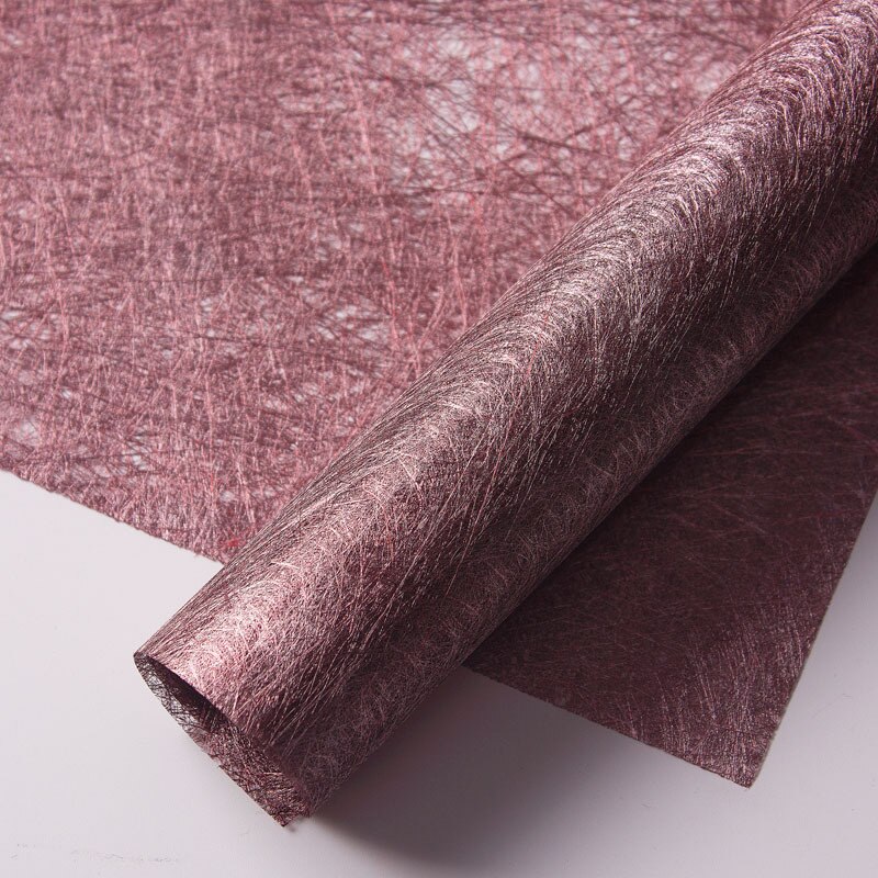 3 Sheets Flowers Bouquet Wrapping Silkworm Paper DIY Florist Craft Material Packaging Paper Wedding Decor Scrapbook Origami: Deep red