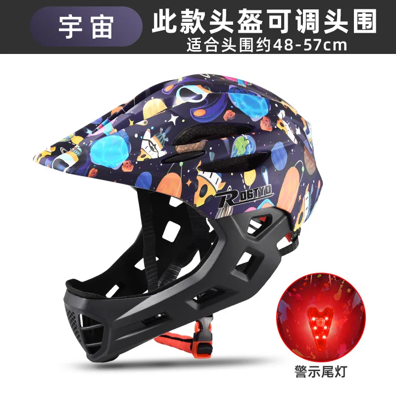 Cascos para niños Bicicletas Scooters Patinaje sobre ruedas para niños Cascos completos Equipo de ciclismo para niñas Cascos de seguridad: Azul