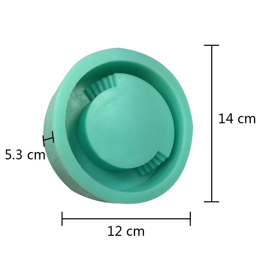 DIY Silicone Plant Pot Mold Concrete Flower Pot Planter Clay Pot Molds Handmade DIY Ashtray Candle Holder Mould Home Decoration: D