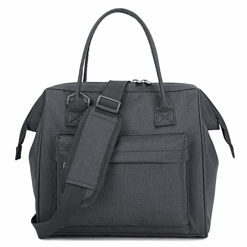Lonchera de lona grande portátil con aislamiento para alimentos, bolsas de hombro térmicas para Picnic, para mujer, niños, hombres, bolsa de lonchera, bolsa de mano