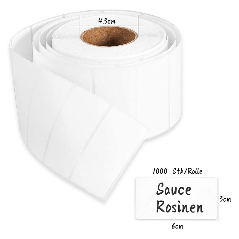 Printing paper three-proof thermal sticker barcode paper Decoration Poster Stickers Waterproof Stickers