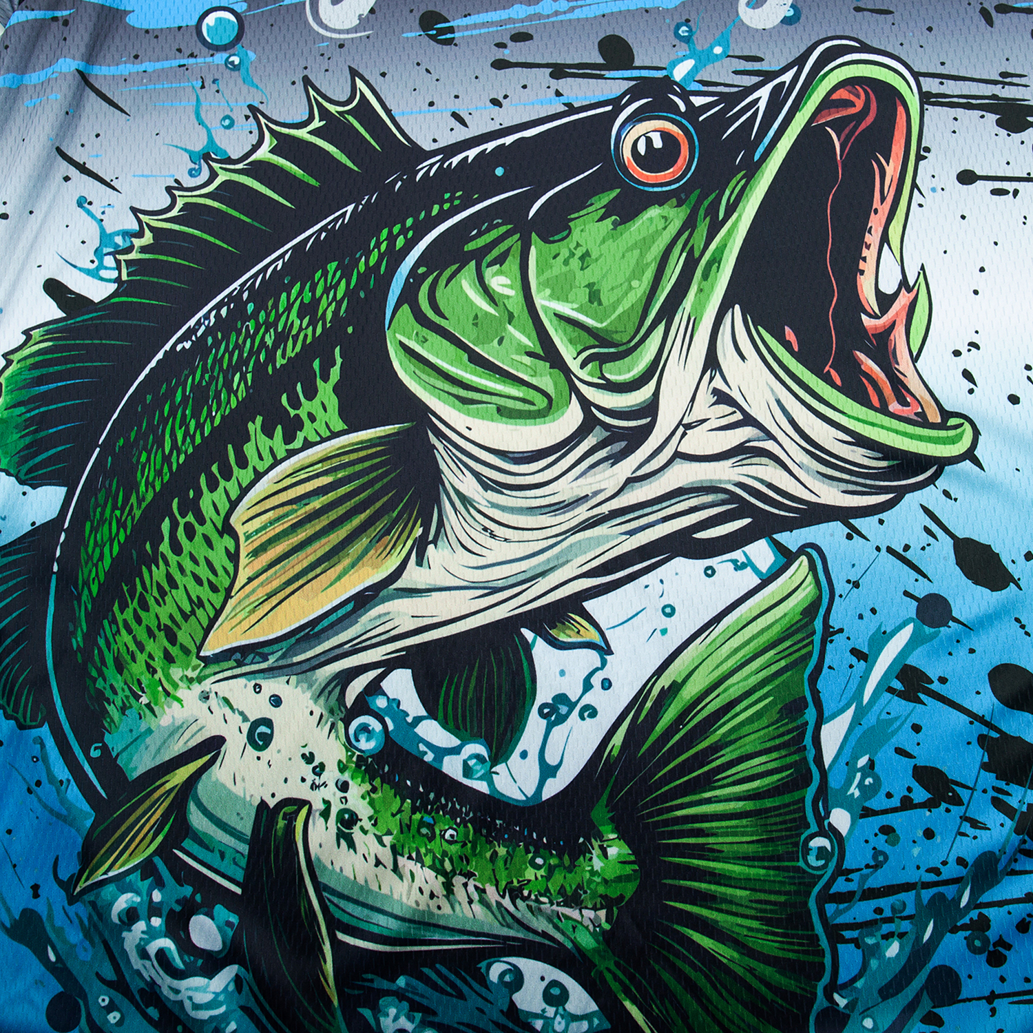 Camisa de pesca 2024 para hombre, ropa de pesca al aire libre de verano, camisas informales con estampado de pescado de manga larga y protección solar, camisas de pesca Anti-UV