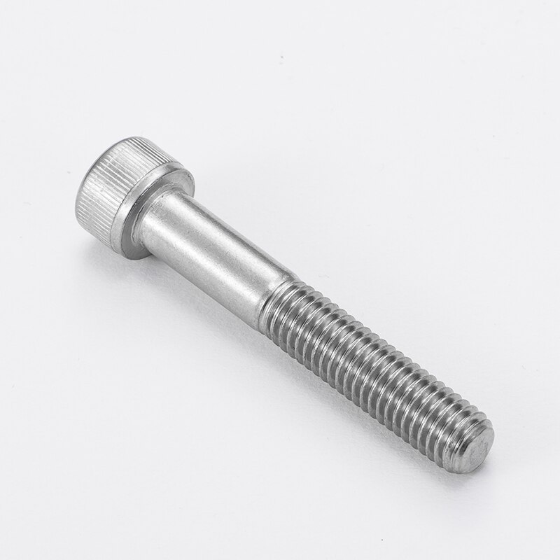 304 Stainless Steel M5 Partially Thread Allen Bolts Hexagon Hex Socket Cap Head Half Tooth Screws M5x30 70 80 100 120mm DIN912