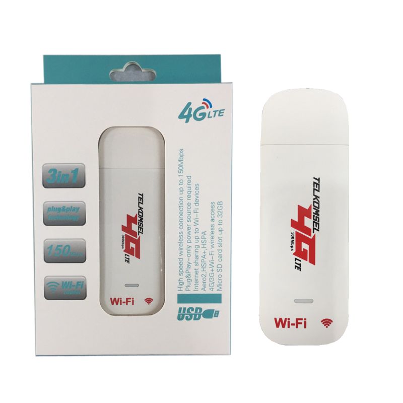 4g lte usb-modem netværksadapter med wifi hotspot sim-kort 4g trådløs router til win xp vista 7/10 mac 10.4 ios