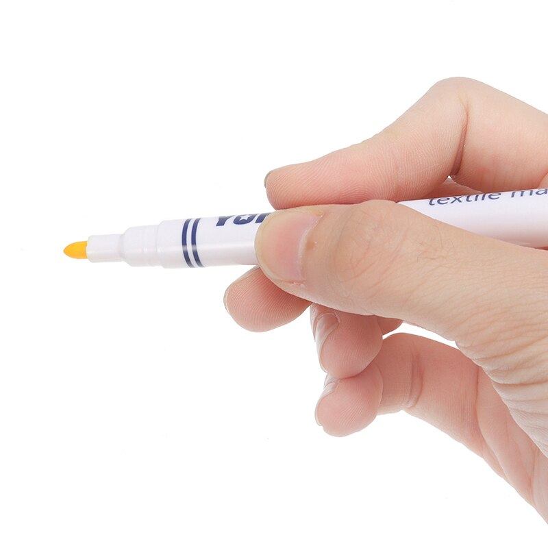 Stylo de peinture sur tissu coloré, marqueur Permanent de tissu pour T-shirt et vêtements, outil de peinture pour enfants à l'école, 12 pièces