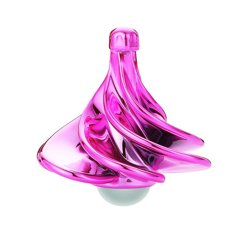 Pneumatische Kreisel Schreibtisch Dekompression Spielzeug Pädagogisches Bunte Wind-gesteuert Metall Große Genaue Splitter Kreisel Weihnachten: Rosa