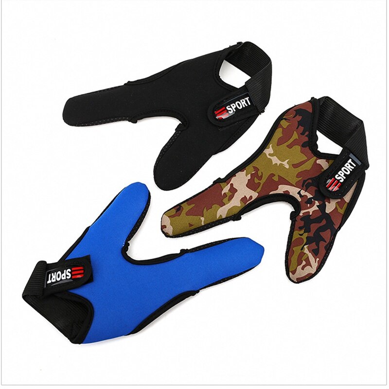 1Pcs 2 Vingers Vissen Handschoenen Outdoor Ademend Anti-Slip Duim Wijsvinger Handschoenen Vissen Finger Protector Tool Accessoires