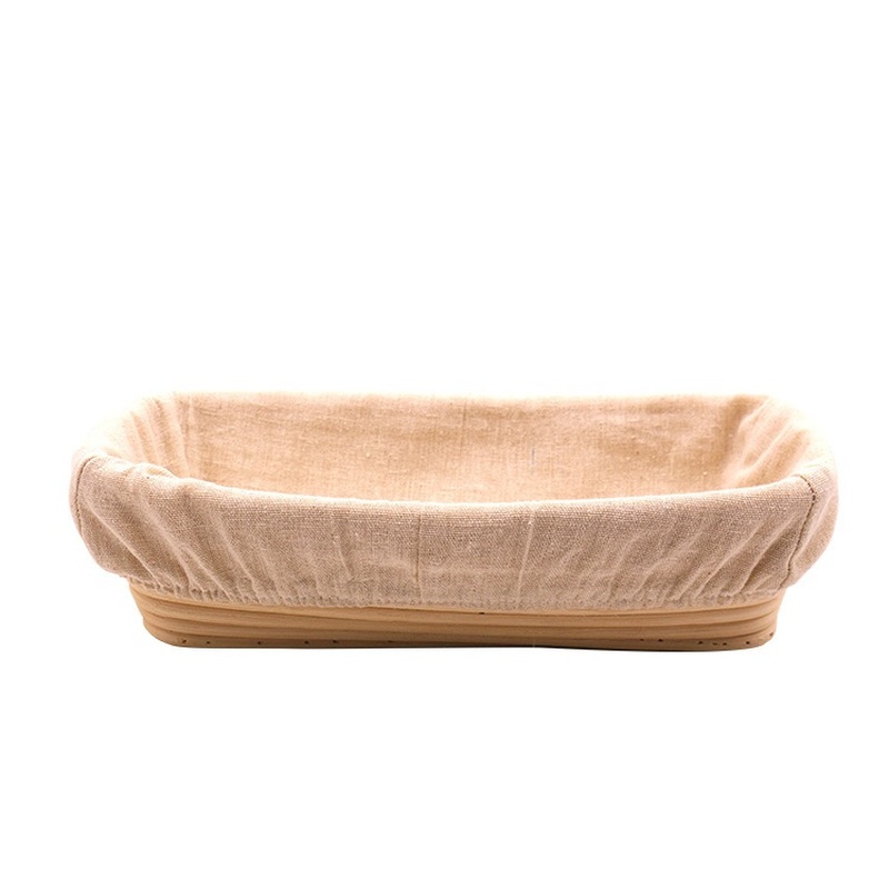 Cesta de mimbre de fermentación de ratán Natural, Baguette de campo, pan francés, cestas de prueba de masa, cestas Banneton