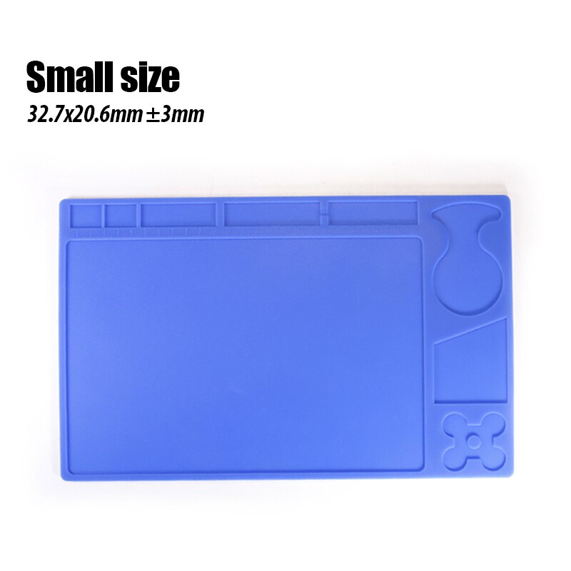 Silverflo Lassen Pad Onderhoud Werken Mat Hoge Temperatuur Weerstand Siliconen Solderen Mat Voor Soldeerstation Telefoon Rep