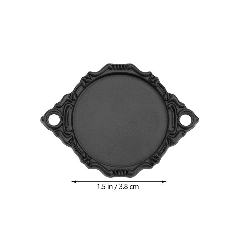 2 stücke Mini Haus Kuchen Platte Modell Lebensechte Interessant Backen Platte Modell Mini Kuchen Platte