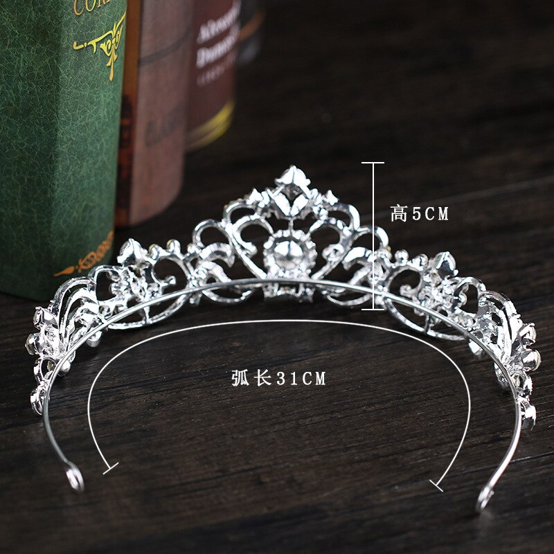 Bride Diamond Crown Wedding Bridal Tiaras Crystal Headband Tiara And Crown For Women Party Crowns Wedding Hair Accessories HG233