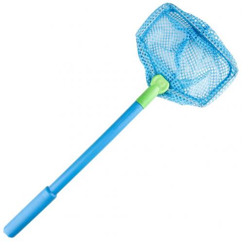 1Pc freundlicher Fischernetze Art Teleskop Schmetterling Netz Erweiterbar Anti Unterhose Griff Perfekte für Fang Fehler Insekt Bunte spielzeug: Blau