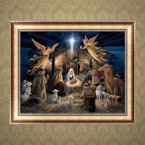 DIY 5D Diamond Painting Angels Embroidery Cross Stitch Crafts Home Decor Oil Paints