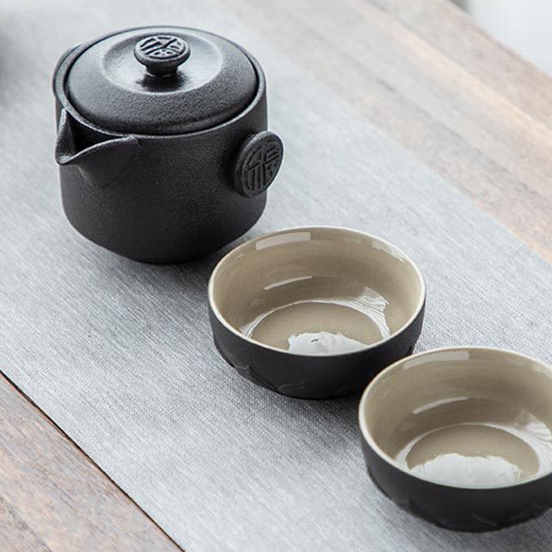 Ciieeo Keramik-Teekannen-Set Mit Tasse Und Untertasse
