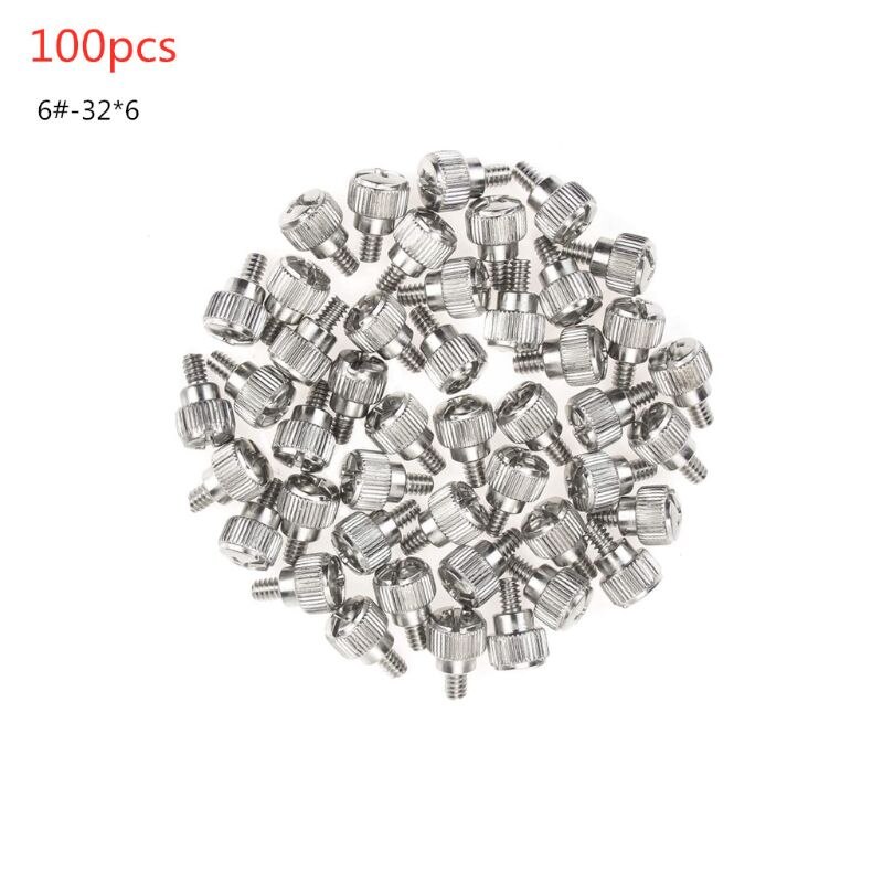 Desktop Computer Case Thumb Thumbscrews Screws and 6#-32*6 Hard Drive Screws 35EA: B