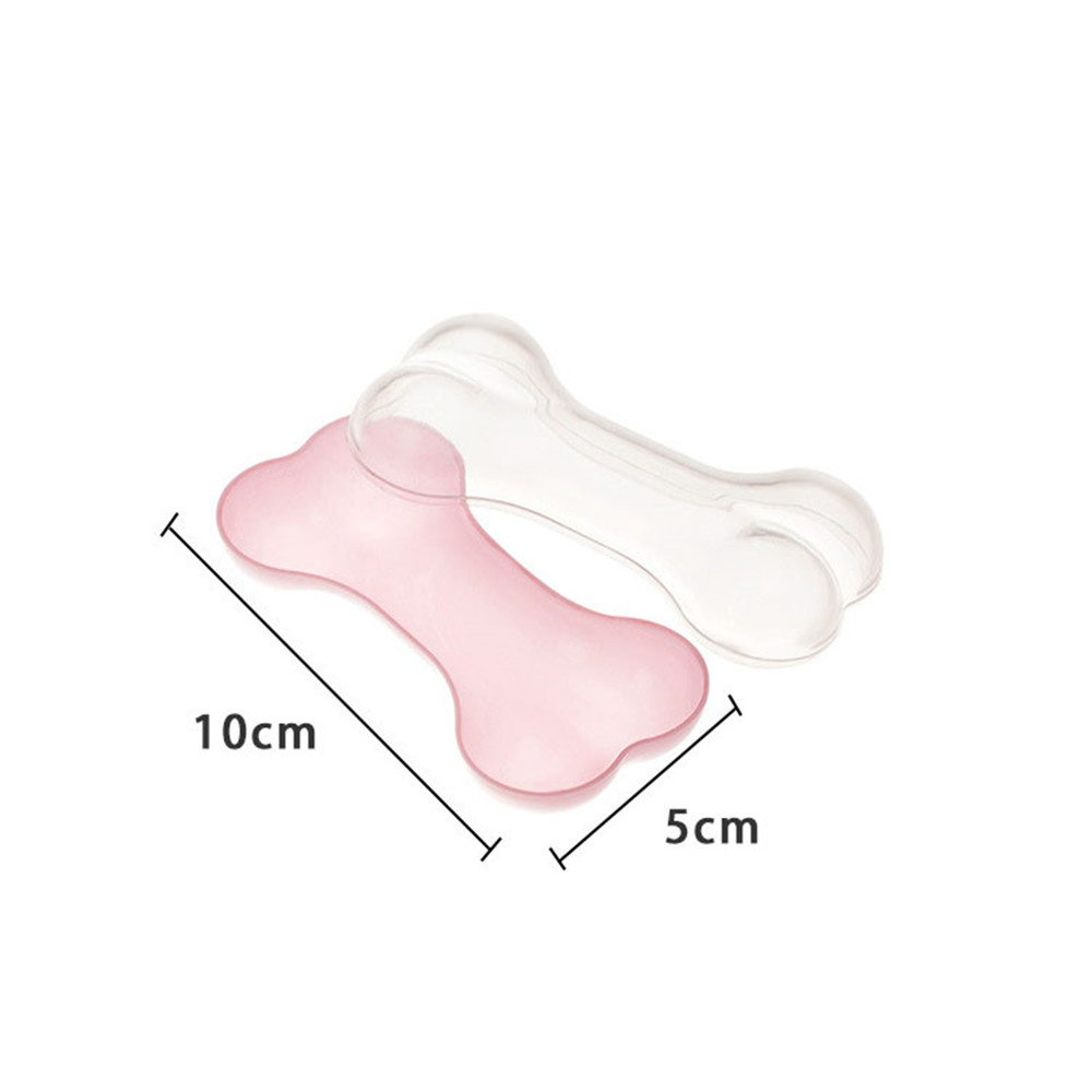 Dog Bone Shape Storage Box Transparent Candy Packaging Box Plastic Storage Jewelry Food Container Festival Box