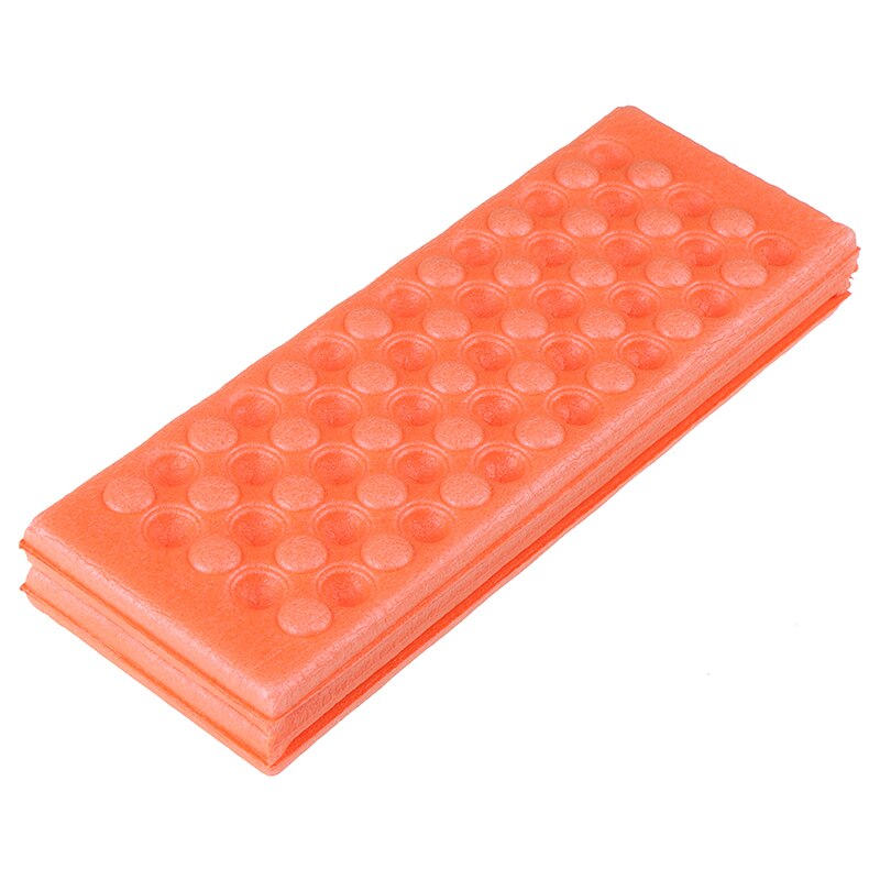 Opvouwbare buitenstoel, schuimrubberen eva-kussen, draagbare opvouwbare waterdichte buitenstoel, kampeermat, visaccessoires, 5 kleuren: Oranje