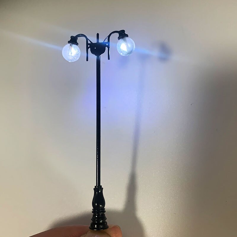 ho Skala Modell züge Eisenbahn Park garten Straße Licht 3V Laternenpfahl Lampen/Modell Park Lampen/Zug Layout modell Park Landschaft