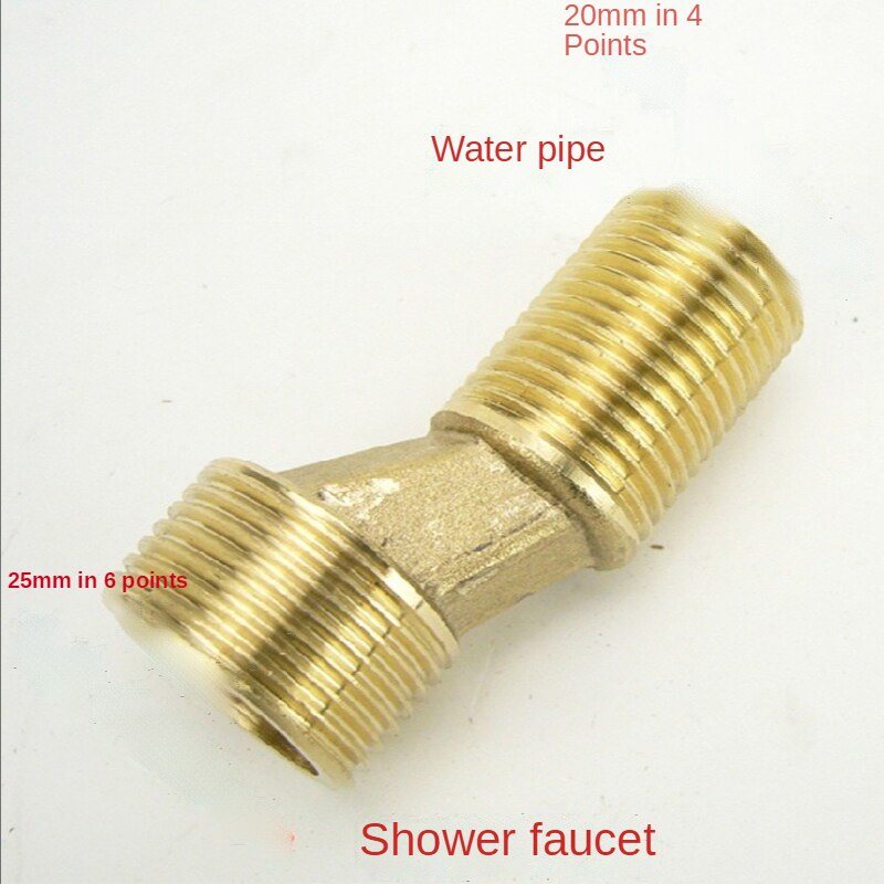 Robinet Triple baignoire en cuivre, pied courbé allongé, accessoires pied courbé excentrique de diamètre Variable