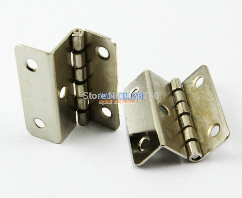 20 Pieces Triple Fold Jewelry Box Hinge Small Hinge 41x35mm with Screws