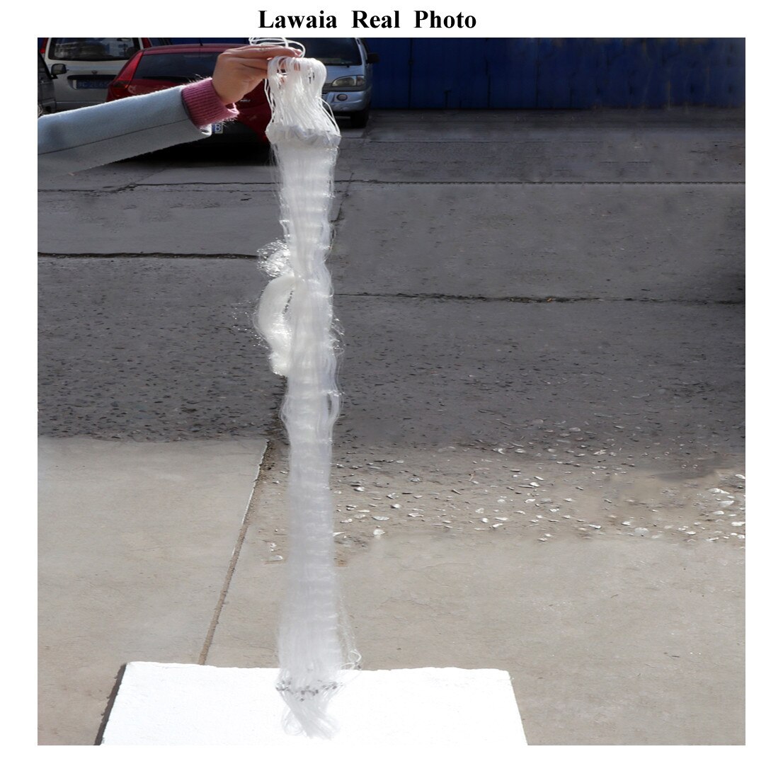 Lawaia Monofilament Gill Fishing Net For Fishing Trap Cast Minnow Crab Fish with Float 1.2M High 20M Length Fish Net Accessory