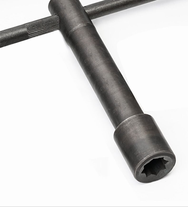 Llave de torno de cabeza cuadrada, portaherramientas, llave de cuatro cuadrados/tornillo de anís interno, palanca de mano, torno Vertical, 1 ud.