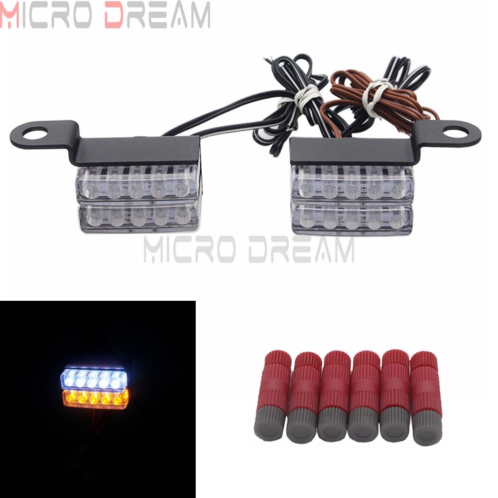 LED Clear Lens Mini Turn Signal Light Indicators B... – Grandado