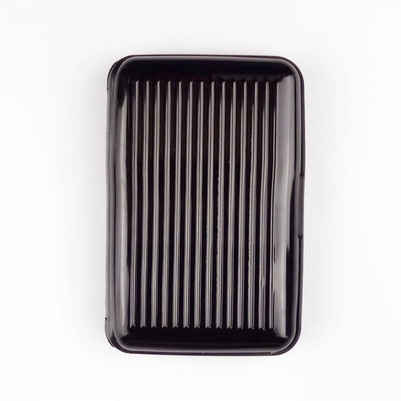 Męskie aluminiowe etui na karty bankowe blokujące twarde etui portfel solidna karta kredytowa skanowanie anty-RFID chroni etui na karty: Zieleń trawy