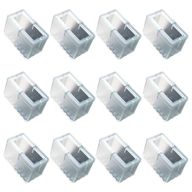 12pcs Table Chair Leg Mat Silicone Non-slip Leg Cap Foot Protection Bottom Cover: 15