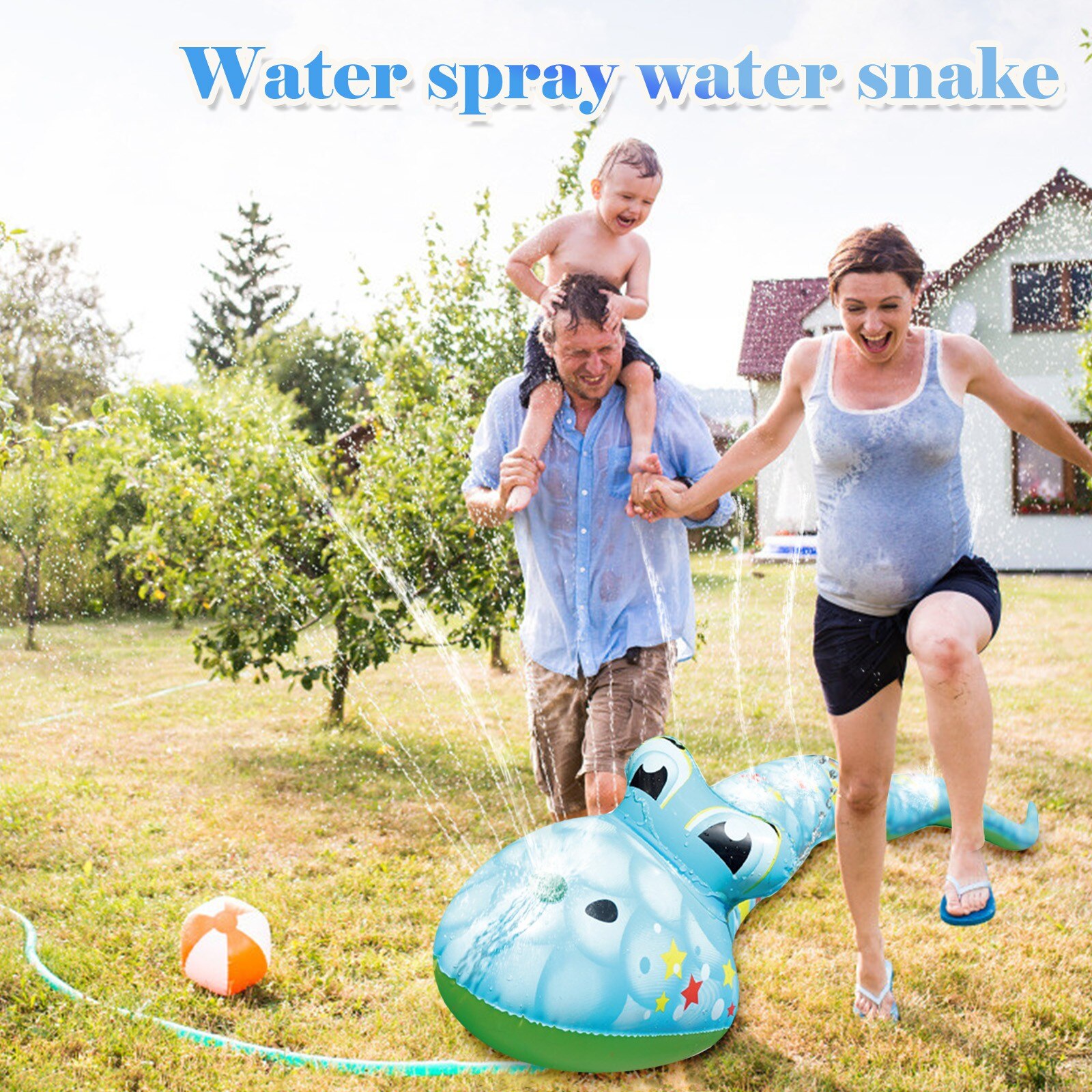 Zomer Cool Fun Bad Speelgoed Outdoor Water Party Sprinkler Speelgoed Sproeiwater Slang Speelgoed Voor Kinderen Tuin Water Party sprinkler Speelgoed