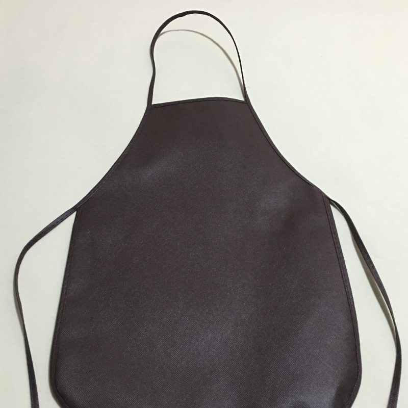 1 Pc Kind Kleurrijke Niet-geweven Stof Schorten Kids Schilderen Antifouling Slabbetjes Keuken Bakken Koken Voeden Burp Doeken Voor zuigeling: Black