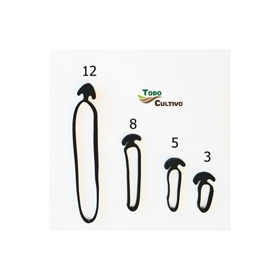Goma ancla atado nº8 caucho EPDM. 300 uds.