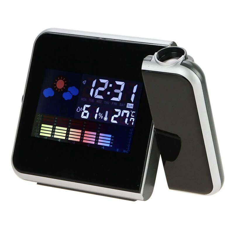 Digital Weather Projection Multi-function Alarm Clock