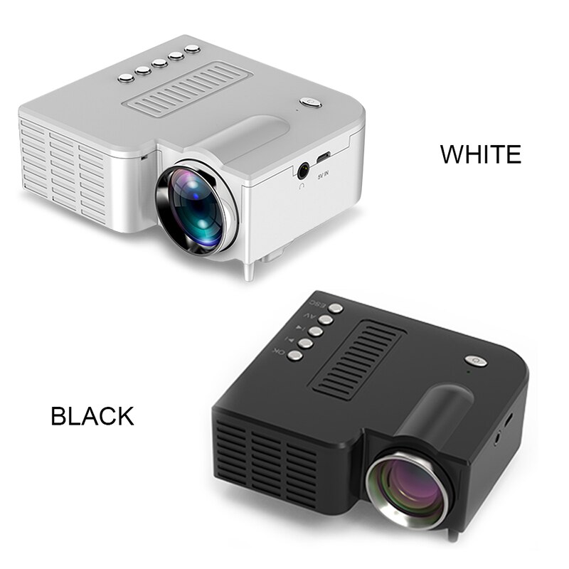 UNIC-Mini proyector de vídeo para cine en casa, UC28, 1080P, LED, compatible con vídeo 4K, disco U, tarjeta TF, STB