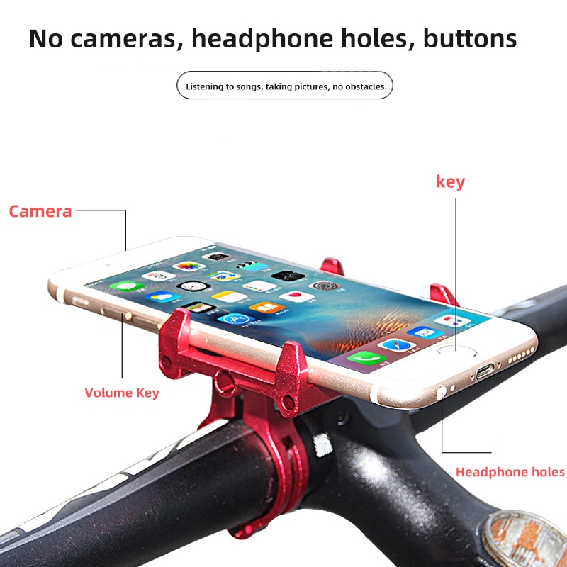 Motorrad und Fahrrad praktisch Halfter Aluminium Universal- Einstellbare Telefon Smartphone Halterung Fahrrad Lenker Telefon Halfter