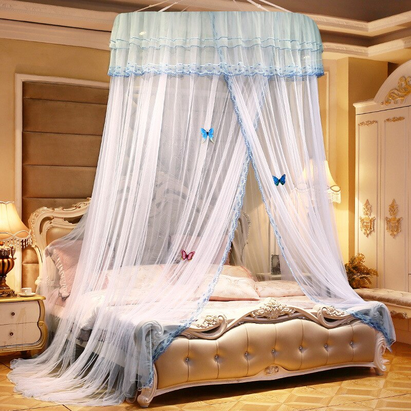 Rideau de plafond à moustiques suspendu | Manteau de lit princesse, moustiquaire sur pied rouge pour mariage, rideau couvre-lit pour décoration de maison: 1.2 Creamy-white