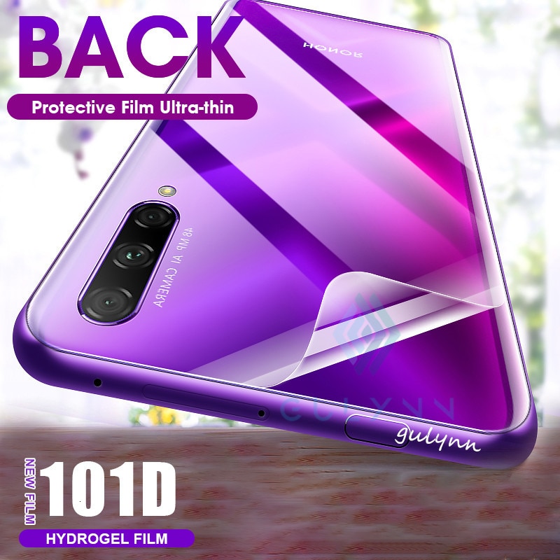 101D protectora trasera Protector de pantalla hidrogel de película para Huawei P30 Mate 30 Honor 9 10 20 Lite Pro Protector de pantalla hidrogel de película