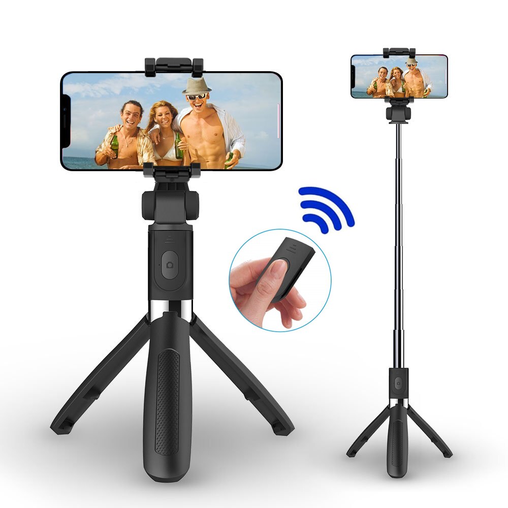 Bluetooth selfie stick per telefono monopiede selfie stick treppiede per telefono iphone smartphone stick stand pod tripe mount clip