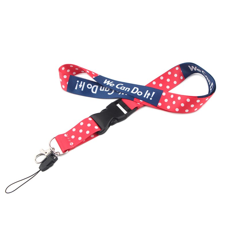 We can do it Art-correas para llavero, cintas para el cuello para llaves de teléfono, tarjetas de identificación, cordones de dibujos animados