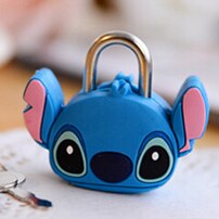 Mini Padlocks Key Lock With Key Door Window Practice Lock Locker Kilit For Handbag/Small Luggage/Tiny Craft Diary/Toy/Box: Stitch