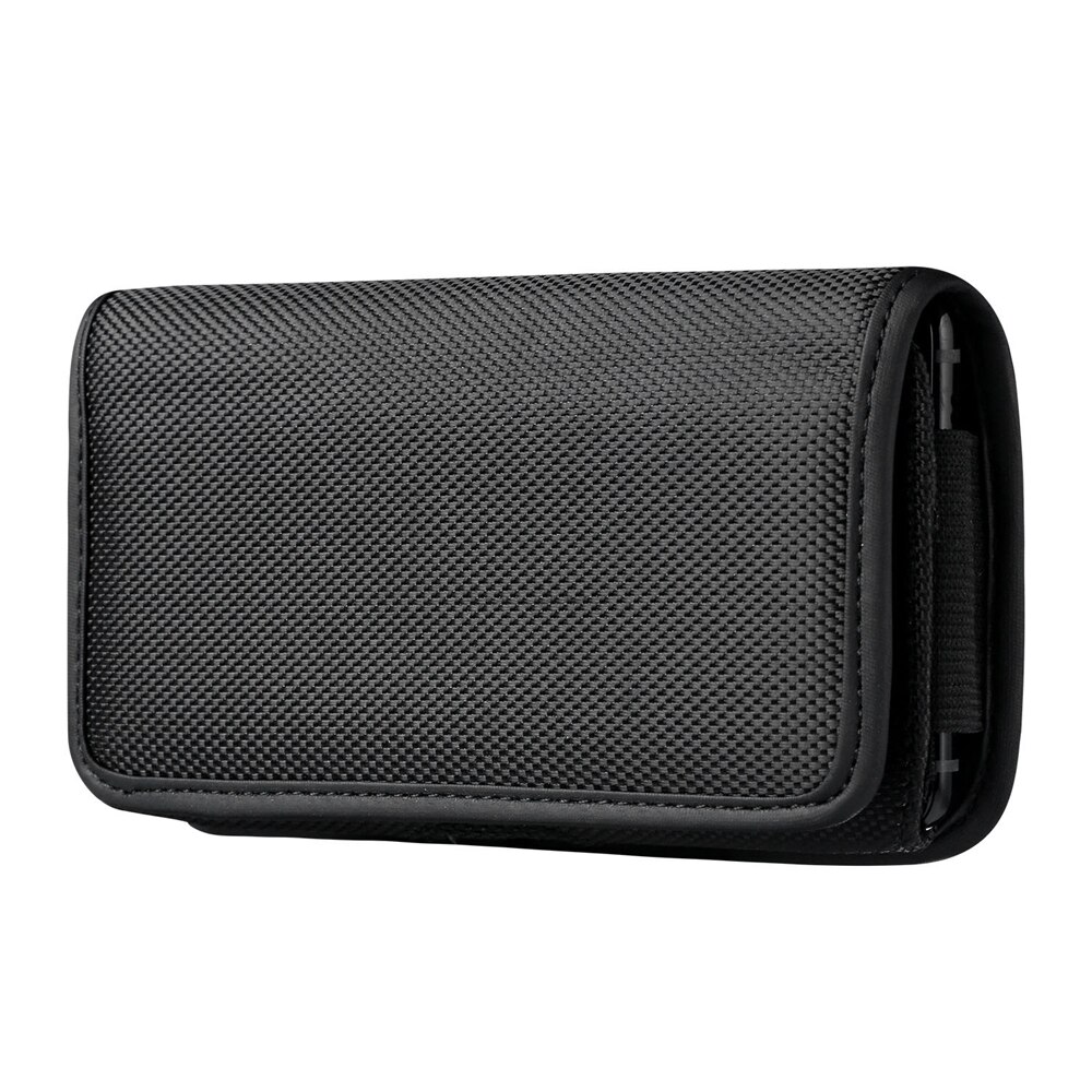 Universal Casual Phone Pouch For iPhone 11 Pro Max Xs XR X 6 7 8plus Case Belt Clip Holster Oxford Cloth Bag Flip Cover