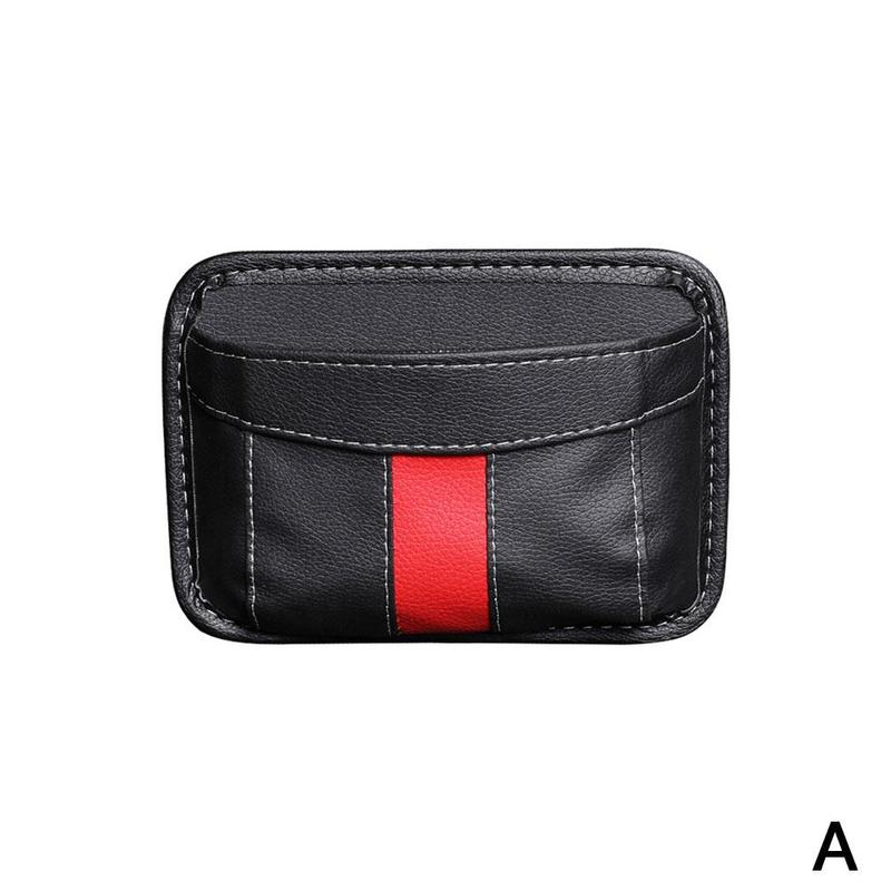 Pu Lederen Autostoel Opbergtas Pouch Telefoon Houder Pocket Organizer Box 3 Kleur Kan Kiezen: A